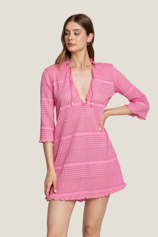 MINI ABITO COPRICOSTUME ICONICO PINK