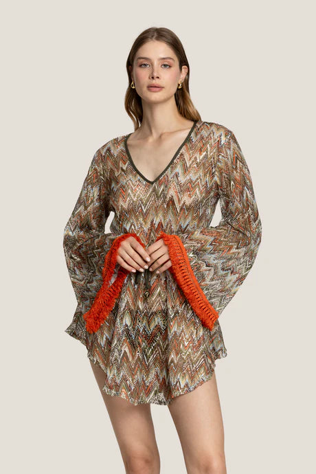 KAFTANO GEOMETRICAL NET