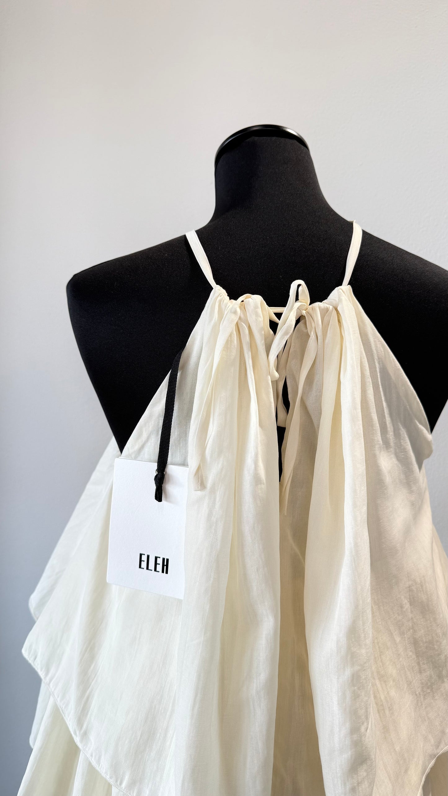 ABITO IN COTONE A BALZE ELEH