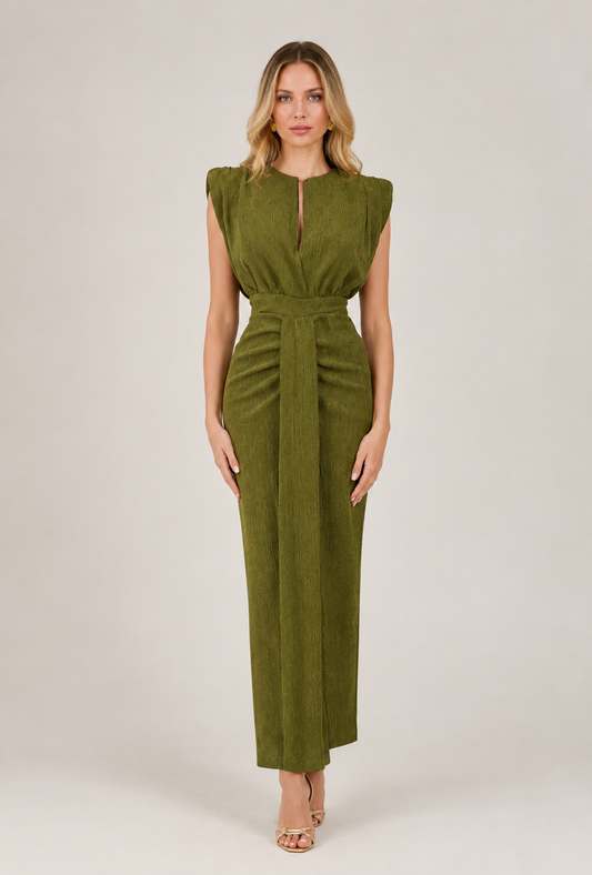 ABITO MIDI OLIVE
