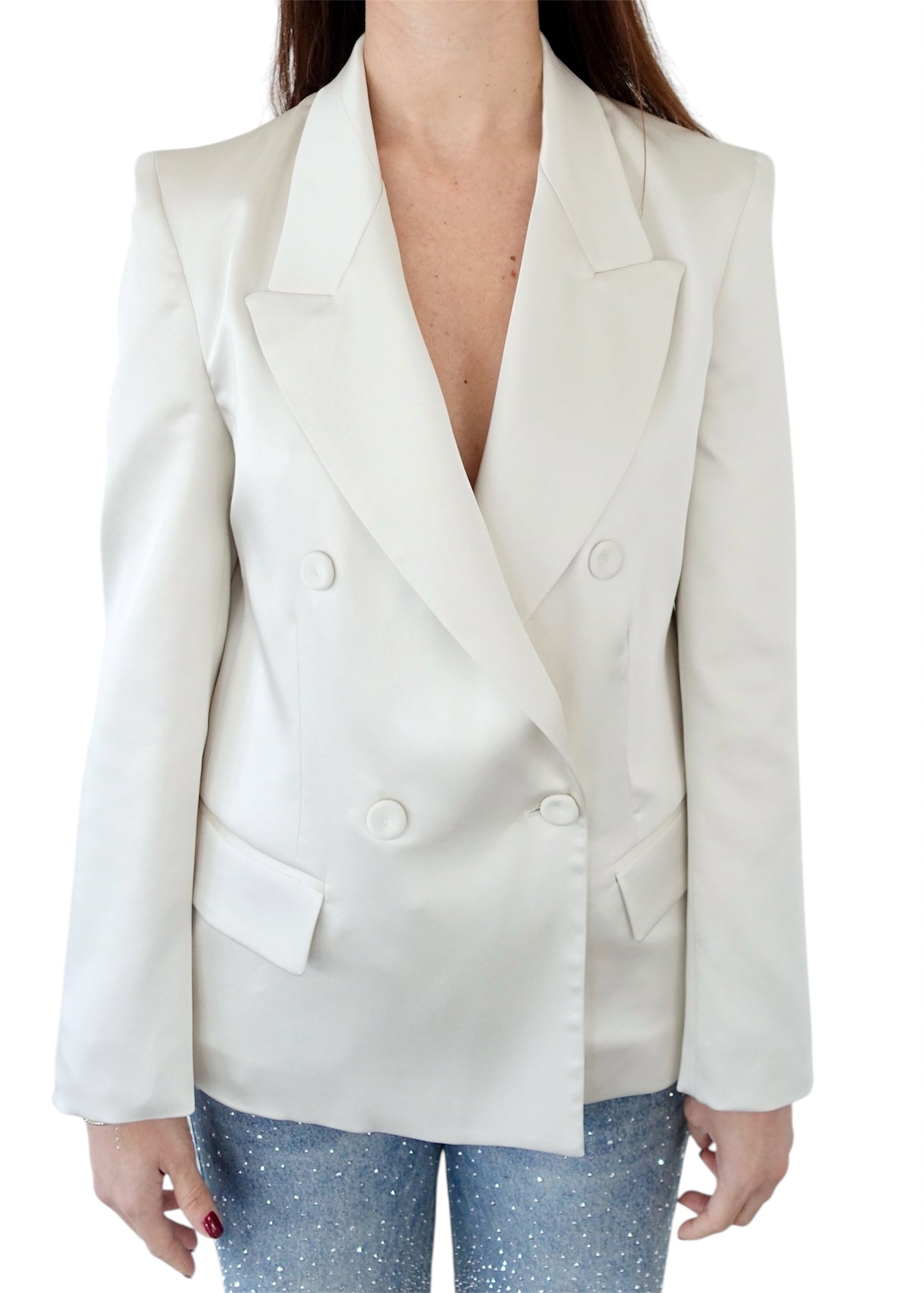 BLAZER DOPPIOPETTO RASO