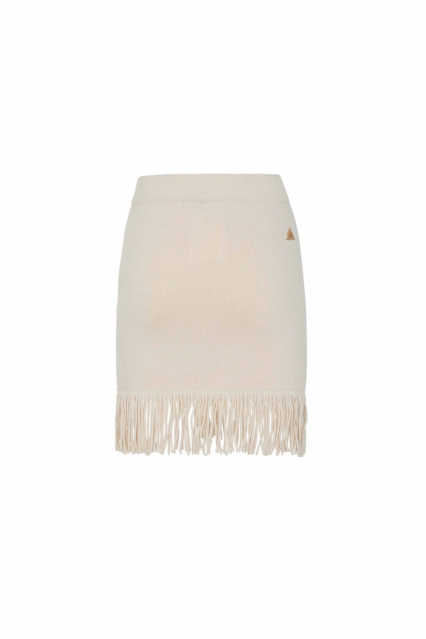 MINIGONNA IN MAGLIA CON FRANGE AKEP