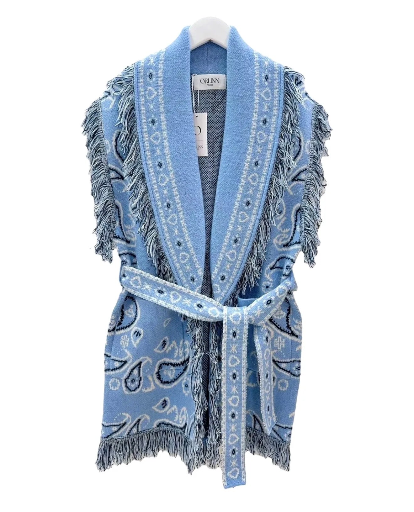 GILET SMANICATO STAMPA BANDANA