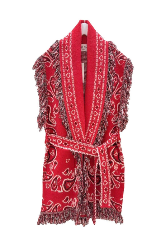 GILET SMANICATO STAMPA BANDANA