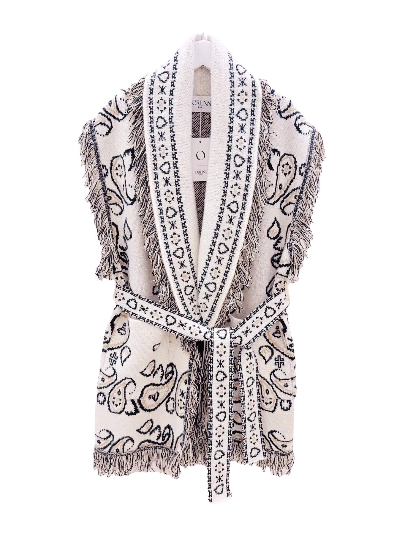 GILET SMANICATO STAMPA BANDANA