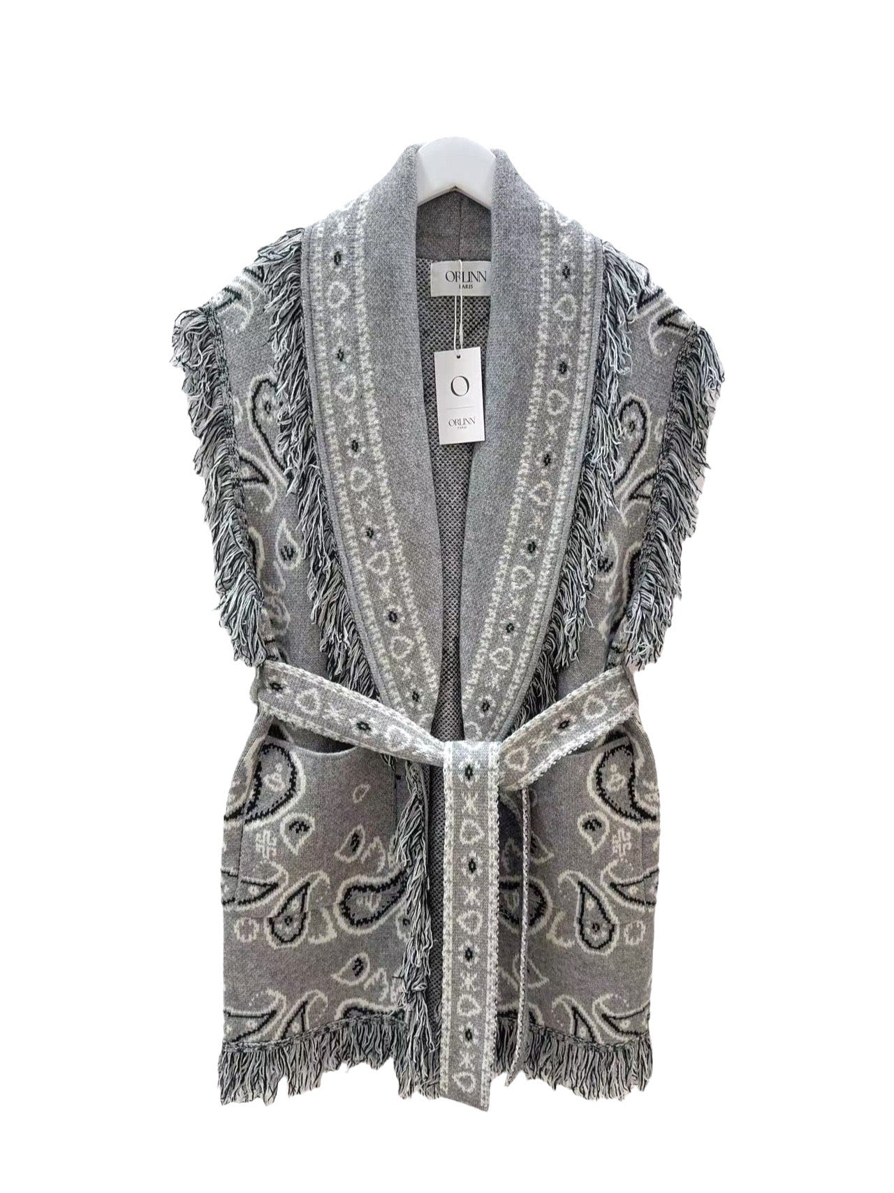 GILET SMANICATO STAMPA BANDANA